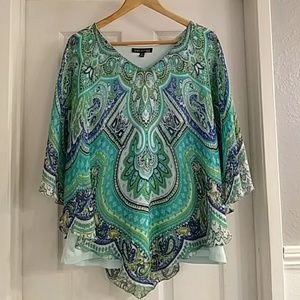 Cape blouse
